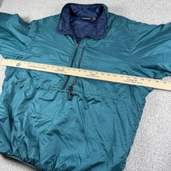 Vintage Patagonia Puff Ball Jacket USA Blue 1/2 Zip Large - Picture 5 of 7